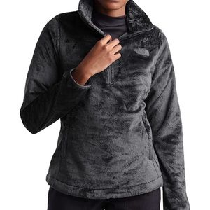 The North Face ruby red fleece pull over